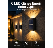 Bahçe Aydınlatması Solar Güneş Enerjili Dekoratik Led Işıklı Lamba