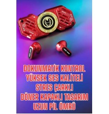 Bluetooth Kulaklık Stres Çarklı Döndürülebilir Uzun Şarj Süreli Kulaklığı