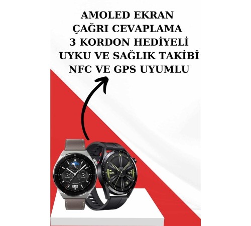 Kablosuz Bluetooth Kulaklık ve Kordon Hediyeli Akıllı Saat Nabız Ölçer Uzun Pil Ömrü