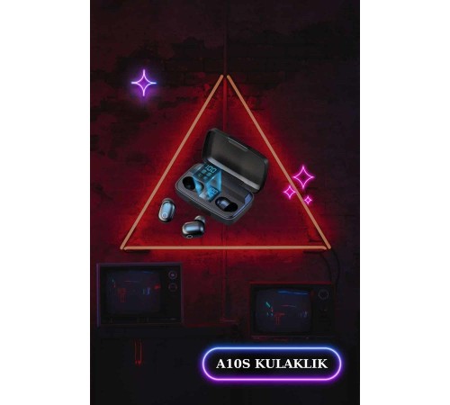 Kablosuz Bluetooth Kulaklık ve Kordon Hediyeli Akıllı Saat Nabız Ölçer Uzun Pil Ömrü