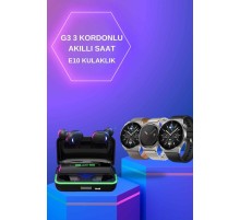 Yeni Nesil Akıllı Saat Ve Bluetooth Kulaklık Titreşim Bildirimleri Uyku Takibi