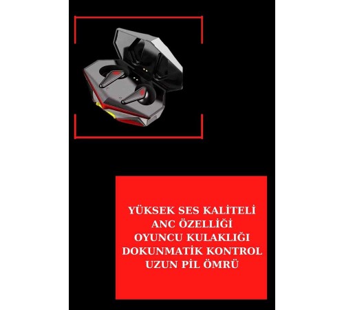 ANC Özellikli Bluetooth Kulaklık ve Amoled Ekran Akıllı Saat Uyku ve Sağlık Takibi Nabız Ölçer