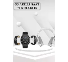 Yeni Nesil Sesli Görüşme Akıllı Saat ve Powerbank Çoklu Şarj Girişli Bluetooth Kulaklık Nabız Ölçer