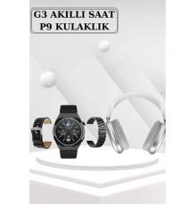 Yeni Nesil Sesli Görüşme Akıllı Saat ve Powerbank Çoklu Şarj Girişli Bluetooth Kulaklık Nabız Ölçer
