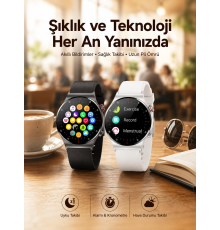 Akıllı Saat Arama Cevaplama Müzik Dinleme GPS Takibi