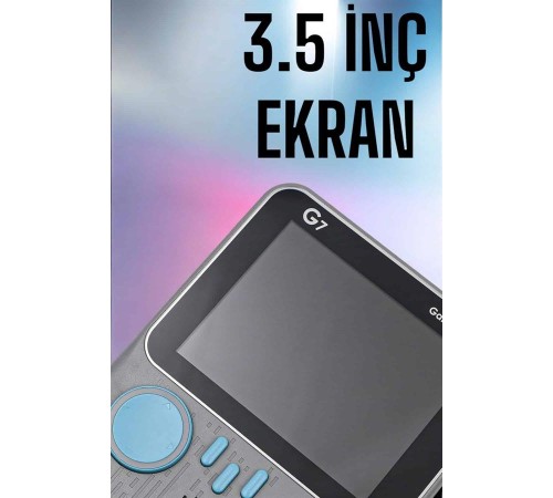 Mini Atari El Atarisi 3.5 inç Ekran Çift Konsol 666 Adet Retro Oyun Gameboy El Atarisi