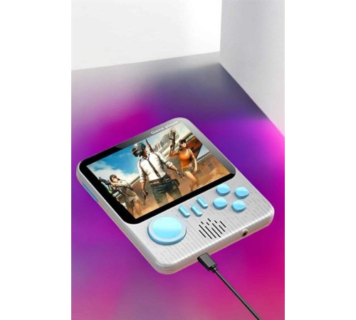 El Atarisi 3.5 inç Ekran Çift Konsol 666 Adet Retro Oyun Gamepad