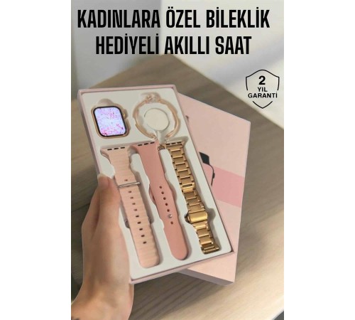 Akıllı Saat Adımsayar, Nabız Takibi ve GPS Destekli Kadınlara Özel