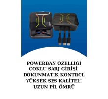 Wireless Şarjlı Akıllı Saat ve Dijital Göstergeli Kablosuz Bluetooth Kulaklık Nabız Ölçer