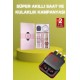 Powerbank Özellikli Bluetooth Kulaklık ve Nabız Ölçer Akıllı Saat Bileklik Hediyeli