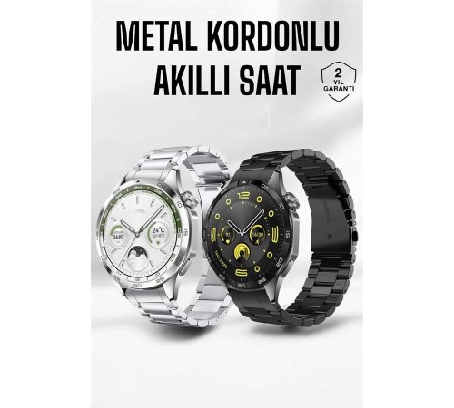 Akıllı Saat Bildirim Görme Amoled Ekran GPS Uyumlu Sesli Görüşme