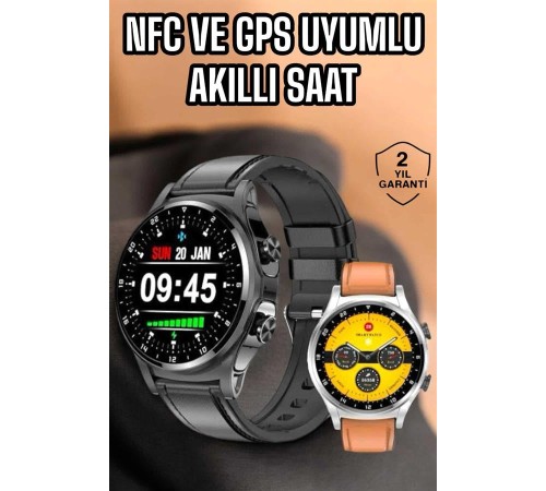 Akıllı Saat Nabız Ölçer Uyku Takibi Sesli Görüşme Bildirim Görme