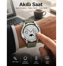 Akıllı Saat Sesli Görüşme Uyku ve Sağlık Takibi NFC Uyumlu