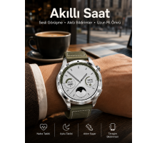 Akıllı Saat Bildirim Görme Sesli Görüşme Çoklu Kordon GPS Takibi