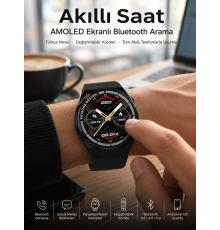 Bluetooth Bağlantılı Akıllı Saat Tüm Telefonlara Uyumlu Değiştirilebilir Kordon