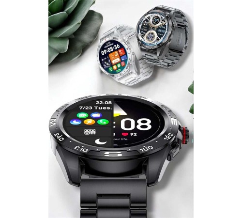 Akıllı Saat Sağlık ve Fitness Takibi Bluetooth Bağlantılı Dokunmatik Ekran