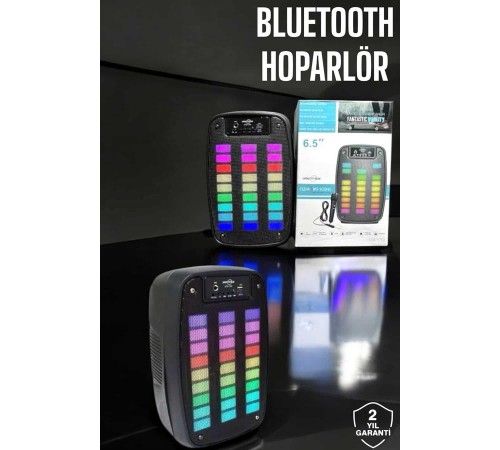 Bluetooth Hoparlör Mikrofonlu Speaker Taşınabilir Şarjlı