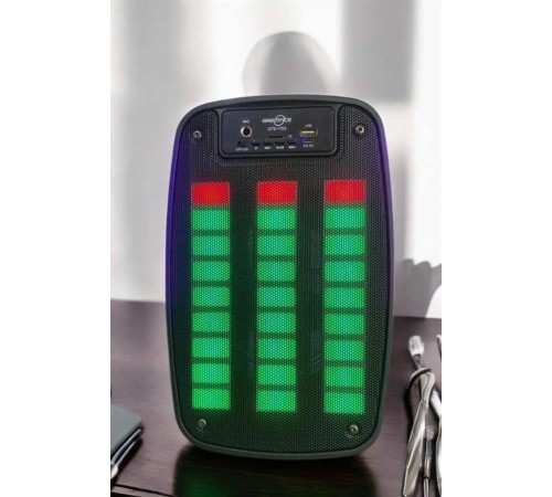 Bluetooth Hoparlör Mikrofonlu Speaker Taşınabilir Şarjlı