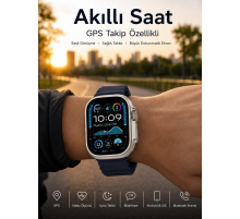Akıllı Saat Nabız Ölçer Uyku Takibi Adımsayar Alarm ve Hatırlatıcı Çağrı Cevaplama Yeni Nesil