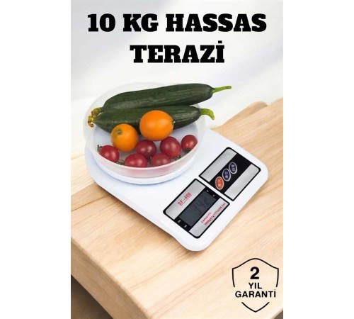 Kompakt Tasarım ve Tek Tuşla Sıfırlama Özelliğiyle Kullanımı Kolay Mutfak Tartısı