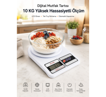 Net LCD Ekran ve Otomatik Kapanma Özelliği ile Uzun Ömürlü Dijital Mutfak Tartısı