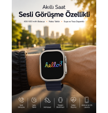Yeni Nesil Arama Cevaplayan Uyku ve Sağlık Takibi GPS Özelliği