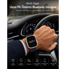Akıllı Saat Yeni Nesil Bluetooth Bağlantılı Uyku Sağlık Takibi GPS Ve NFC Uyumlu