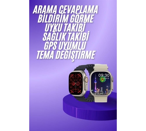 Akıllı Saat Bluetooth Bağlantılı Uyku ve Sağlık Takibi