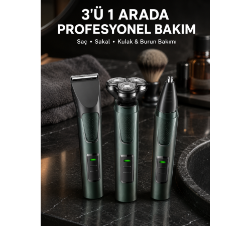 Kulak Ve Burun Başlıklı Profesyonel Tıraş Makinesi Yeni Nesil