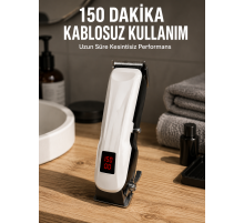 Yeni Nesil Tıraş Makinesi Uzun Şarjlı Paslanmaz Çelik Bıçaklı Yeni Nesil