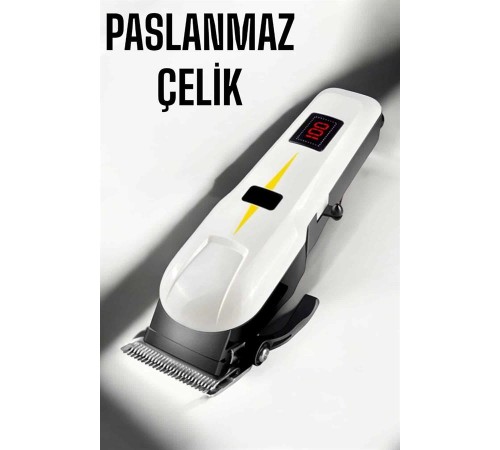 Tıraş Makinesi Uzun Ömürlü Batarya, Keskin Bıçaklar ve Profesyonel