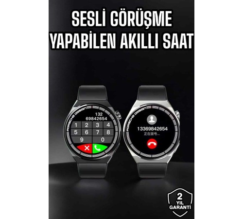 Akıllı Saat Nabız Sensörlü Bildirim Görebilen Spor Modları GPS Takibi