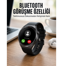 Akıllı Saat Nabız Sensörlü Bildirim Görebilen Spor Modları GPS Takibi Yeni Nesil