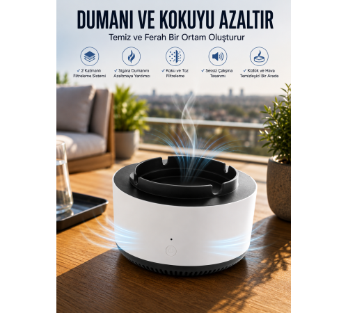 Elektronik Küllük Duman Hava Temizleyici