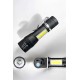 El Feneri Led USB Şarjlı Zoom Mini Led Işık Acil Durum Feneri