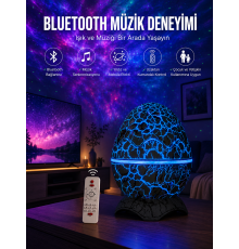 Dinozor Speaker Renk Değiştirme Projeksiyon Modu Bluetooth Hoparlör Gece Lambası Yeni Nesil