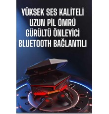 Yeni Nesil Kulaklığı Gürültü Önleyici Uzun Pil Ömrü Bluetooth Bağlantılı