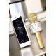 Şarjlı ve Uzun Pil Ömürlü Karaoke Mikrofon USB Bellek Destekli, Profesyonel Ses