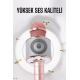 Taşınabilir Bluetooth Karaoke Mikrofon: Hafıza Kart Girişli, Etkileyici Performans