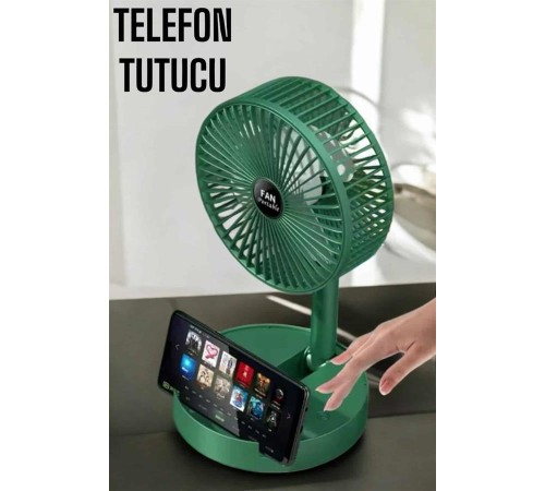 Soğutucu Vantilatör Telefon Standlı Mini Fan