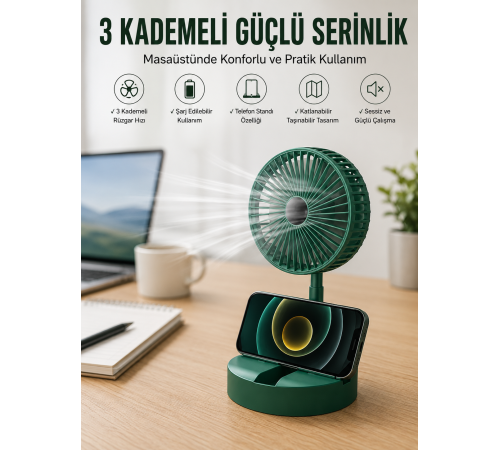Masaüstü Taşınabilir Mini Soğutucu Vantilatör