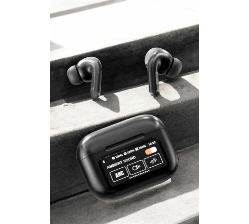 Kablosuz Bluetooth Kulaklık Ekranlı Uzun Şarj Süreli ANC Destekli