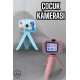 Ayaklı Mini Fotoğraf Makinesi Çocuk Için Eğitici Video Kamera