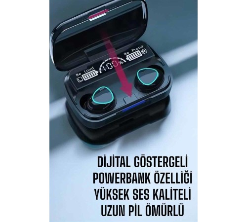 Bluetooth Bağlantılı Suya Dayanıklı, Uzun Pil Ömürlü Kablosuz Kulaklık