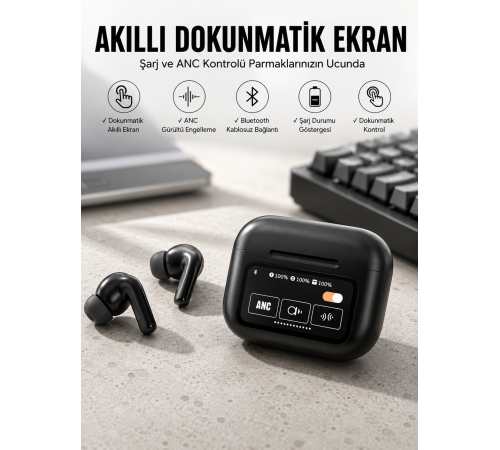 Bluetooth Kulaklık Powerbank Özelliği Yüksek Ses Kaliteli TWS Kulaklık