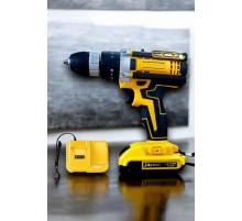 Çift Bataryalı Metal Dişli Darbeli Şarjlı Matkap Seti 24W Güç ve 24 Parça Aksesuar