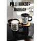 Mikser Kupa Yazılı Mug Bardak Karıştırma Özelliği