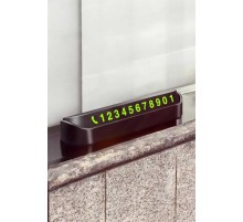 Numaralık Araç İçi Araba Araç Park Numaratör Telefon Numarası Yazma