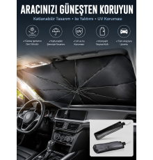 Tüm Araçlar İçin Şemsiye Güneşlik Ön Cama Uygun Özel Kaplama