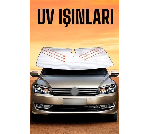 Oto Güneşlik Tüm Araç Tiplerine Uygun Isı Önleyici